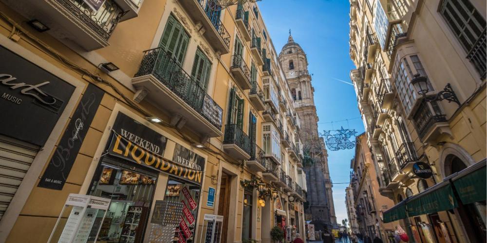 Chic Casa Cathedral At Calle Fresca 2-Bedroom Apartment In Malaga City Center Exteriér fotografie